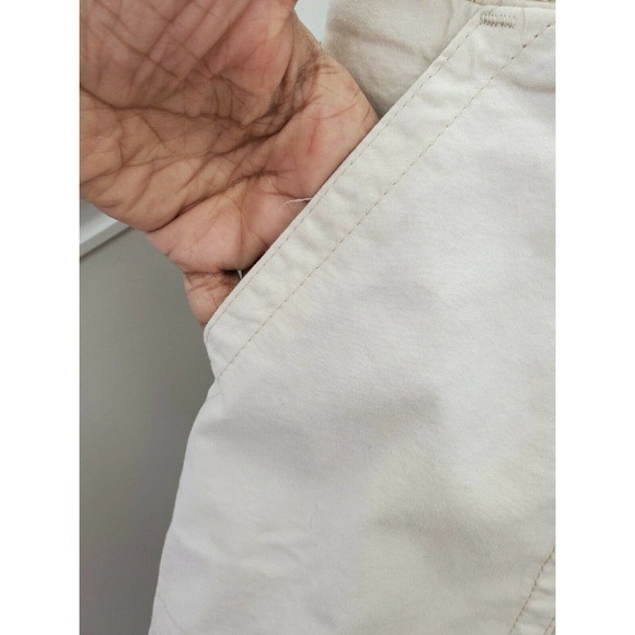 Lee Womens Solid Beige Cotton Regular Fit Mid Rise Mini Casual Skirt Size 22M - Picture 5 of 10